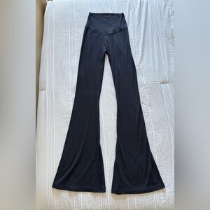 Aerie Navy Crossover Flare Pants